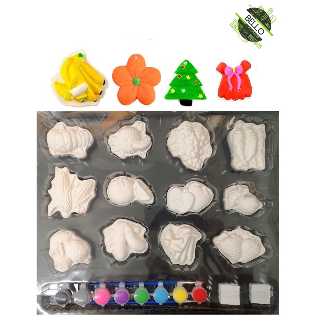 [ACTIVITY] Plaster Of Paris Painting kits Set Education Kids Toys Art