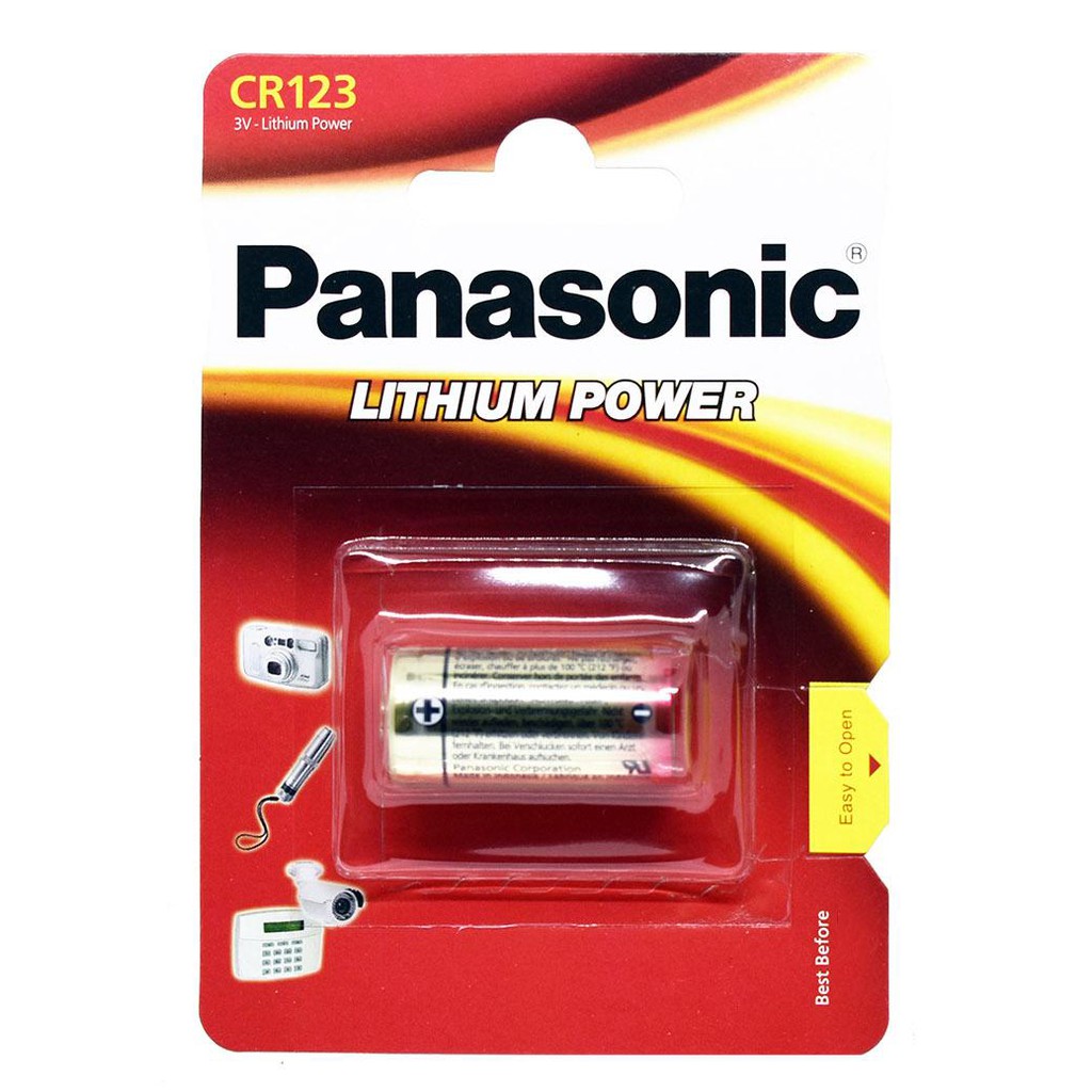 PANASONIC CR123 LITHIUM BATTERY (Expiry Date 2027) Shopee Malaysia