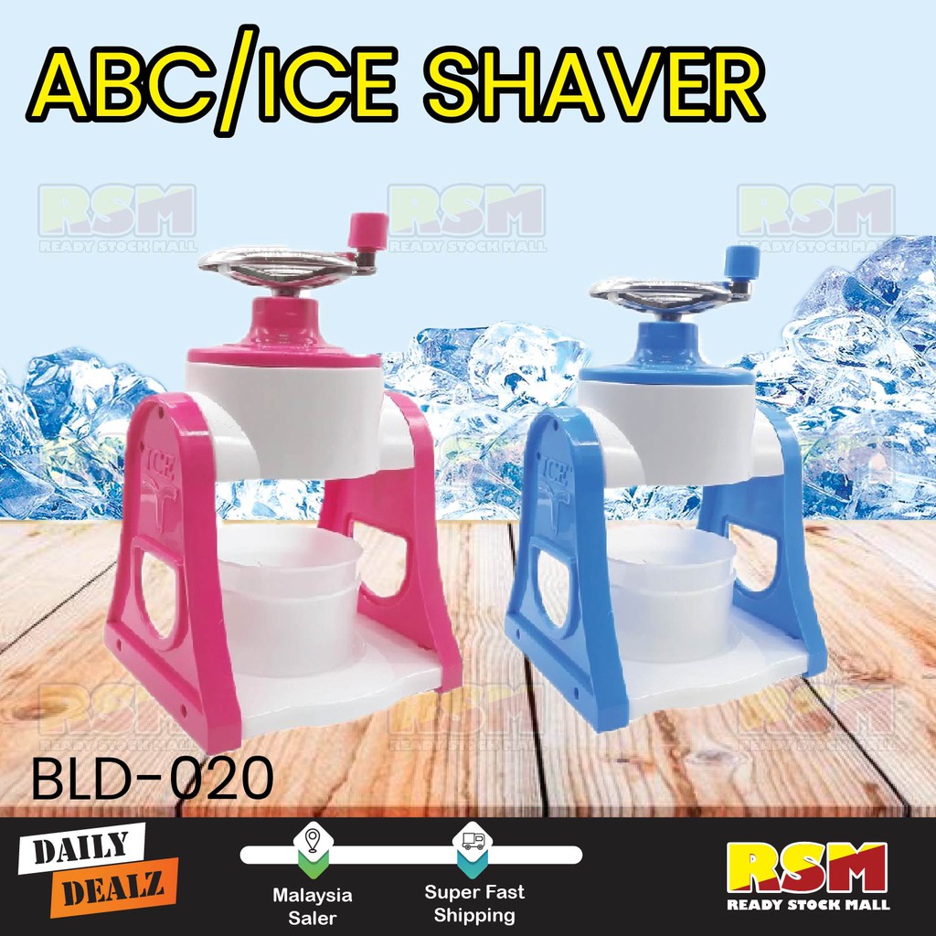 READY STOCK ‼️ Blueidea Manual Ice Shaver Ice Crusher Hand Crank