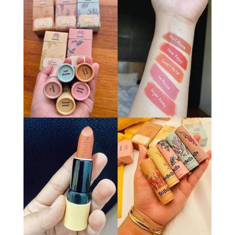 Sobella The Classic Garden Edition Cream Lipstick Shopee Malaysia