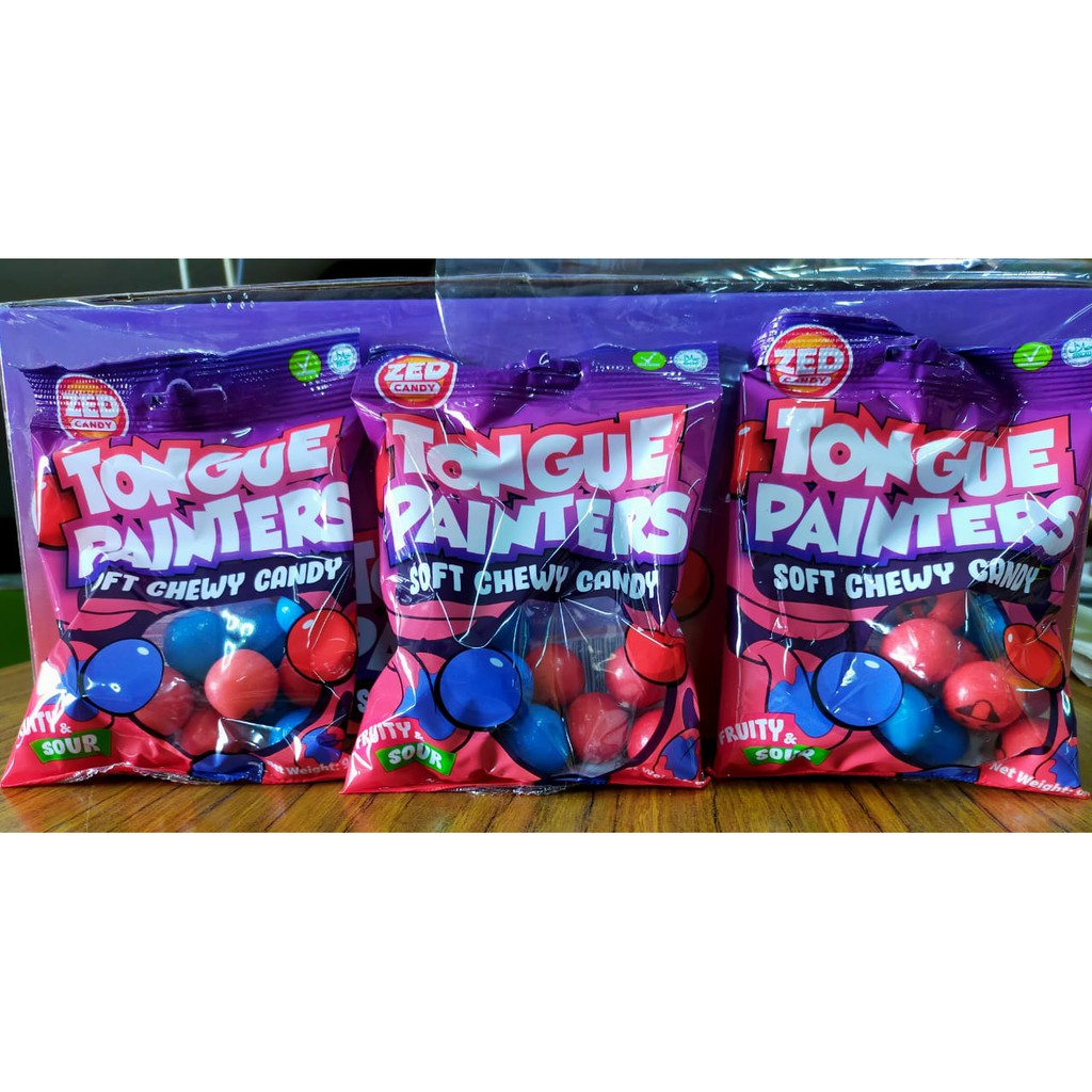 ZED SOFT CHEWY CANDY SCARY EYES, FRUITS SALAD, FUNNY FACES & TONGUE