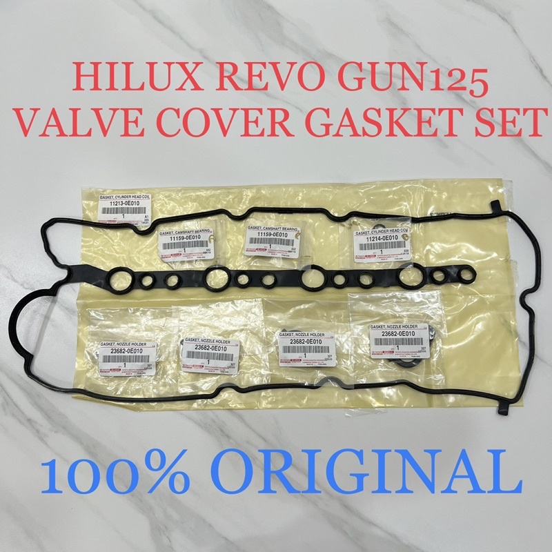 original-toyota-hilux-revo-gun125-valve-cover-gasket-set-11213-0e010