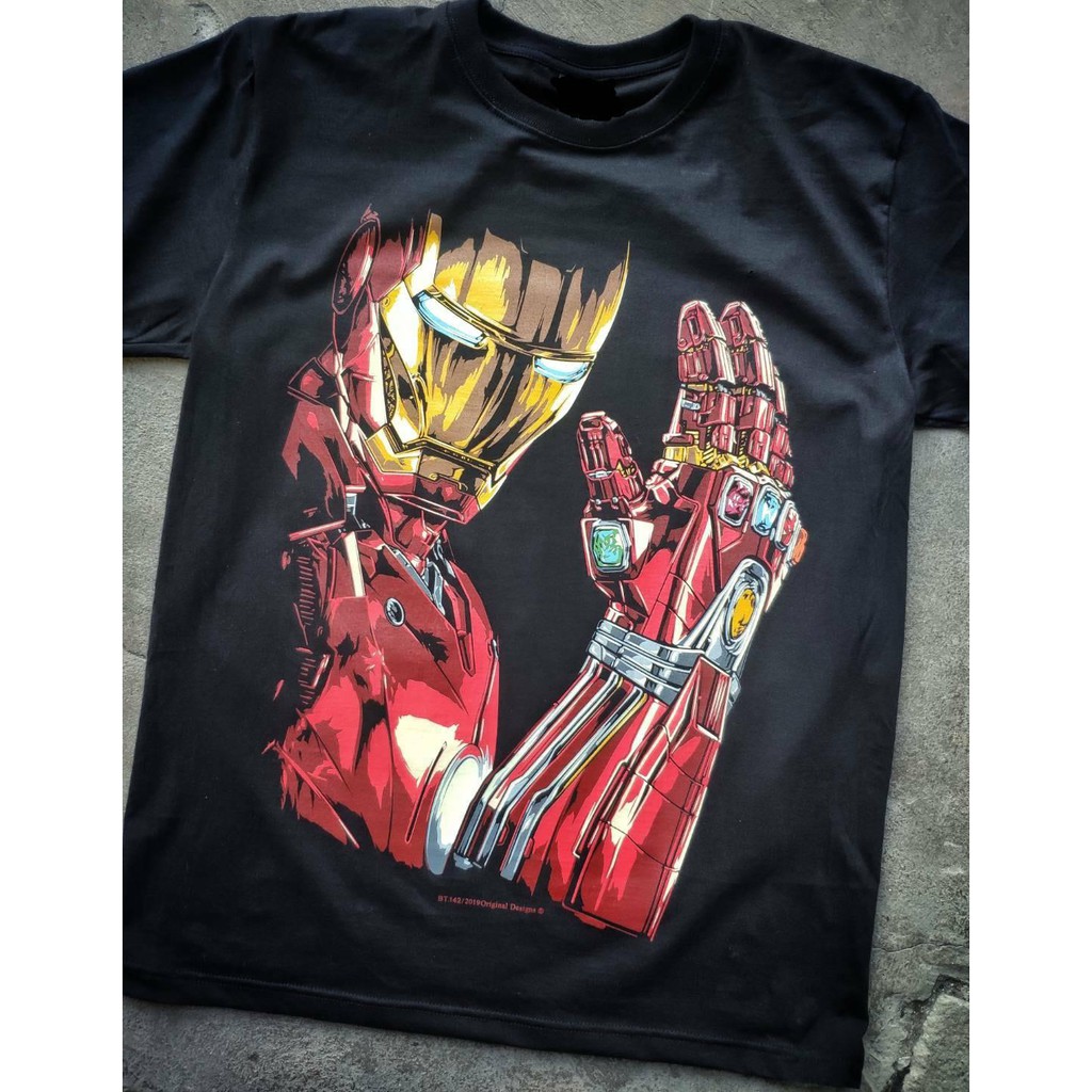 Iron man on sale t shirt malaysia