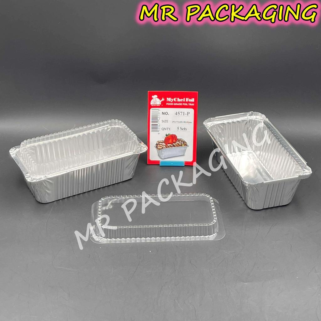 Star products foil trays No. 4571-P with plastic lids - alufoilstar