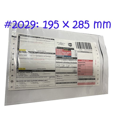 Packing List Envelope DL/C6/C5/A4 Adhesive Consignment Note Pocket ...