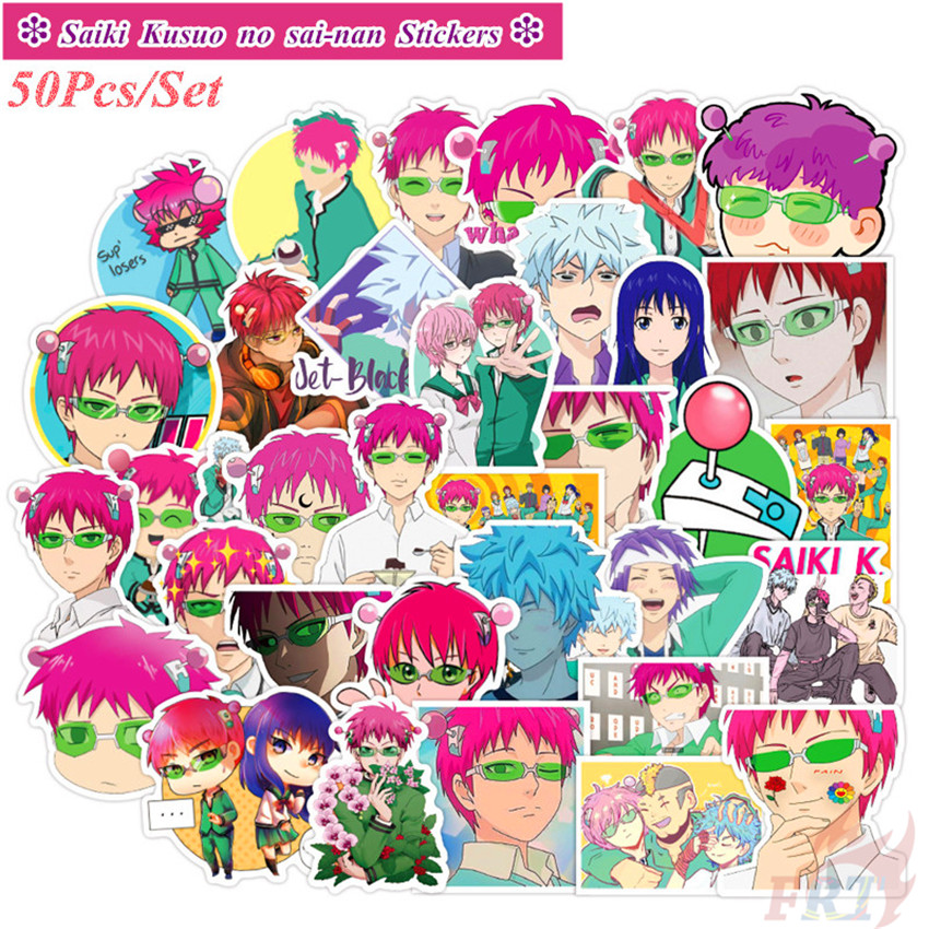 Saiki Kusuo no sai-nan Series 02 Stickers 50Pcs/Set Fashion DIY ...