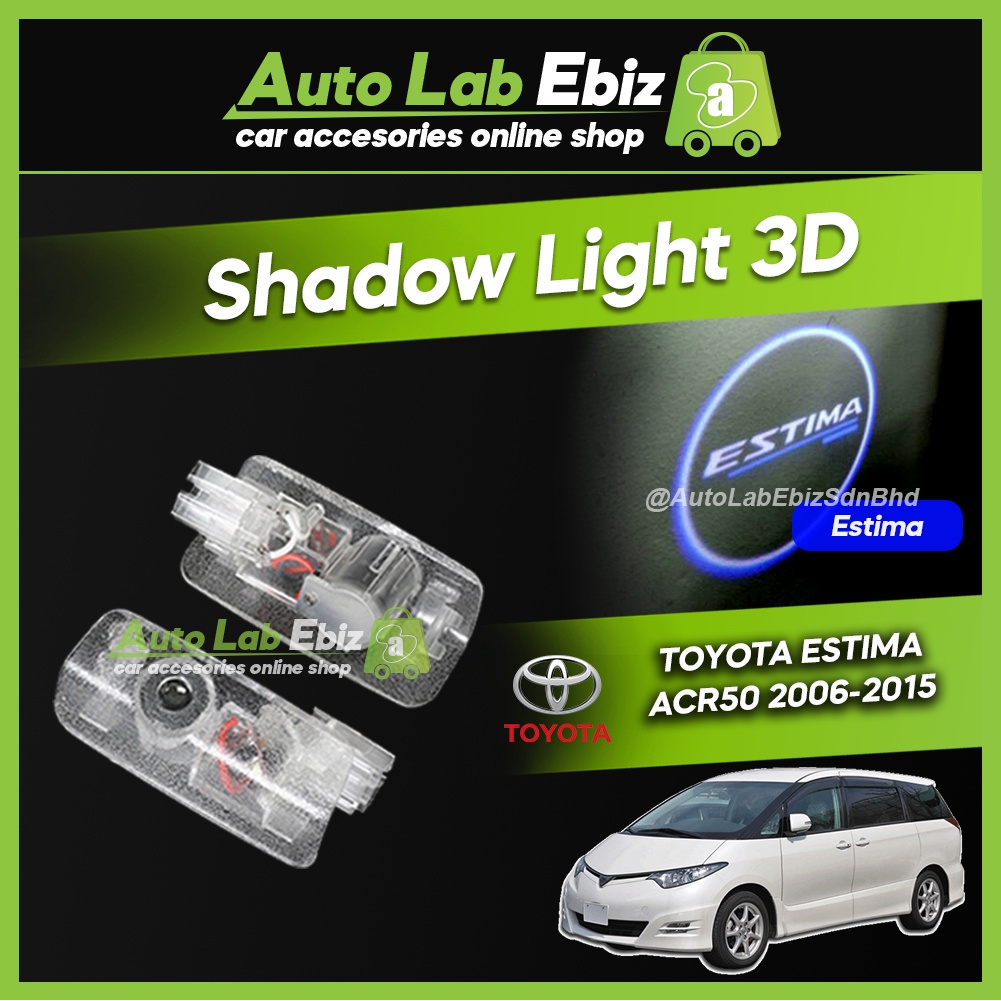 OEM Courtesy Welcome Shadow Light 3D (2 pcs) Toyota Estima ACR50 2006 ...