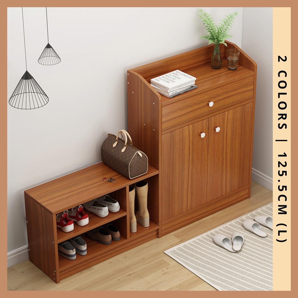 *Modern Shoe With Bench [7024] Shopee Malaysia