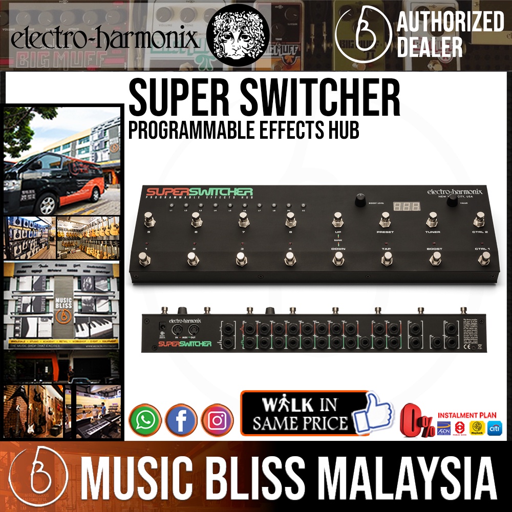 Electro Harmonix Super Switcher Programmable Effects Hub (Electro