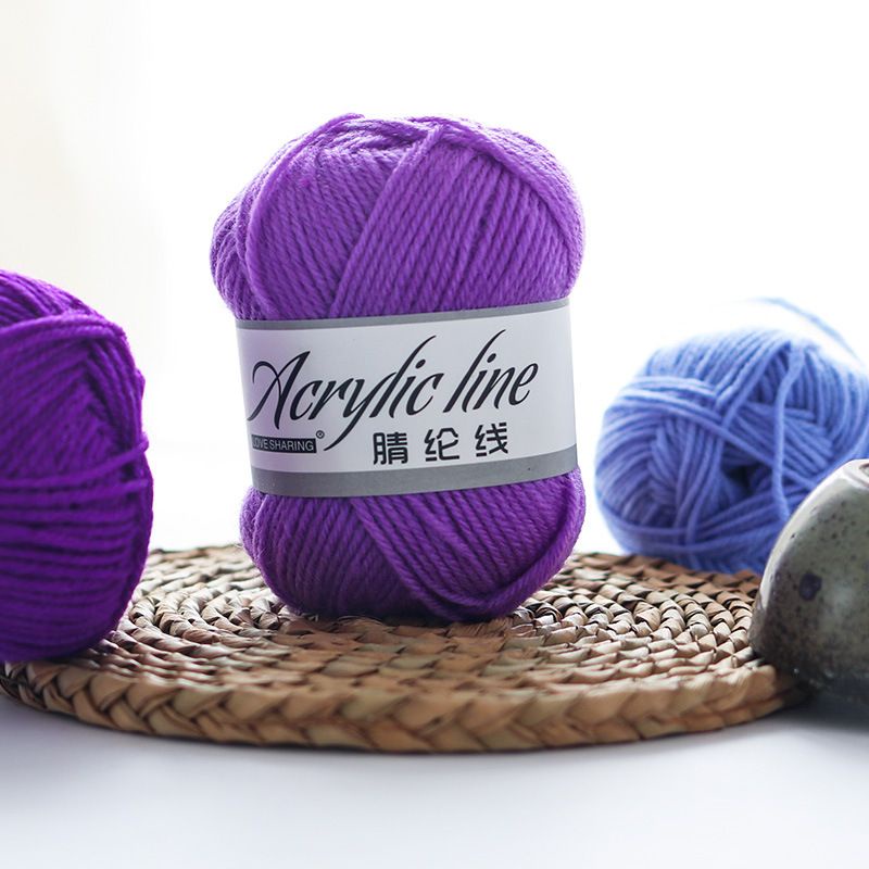 Acrylic 100% Benang Kait 50g 01-50 Chunky Wool 4ply Roving Scarf Knit ...