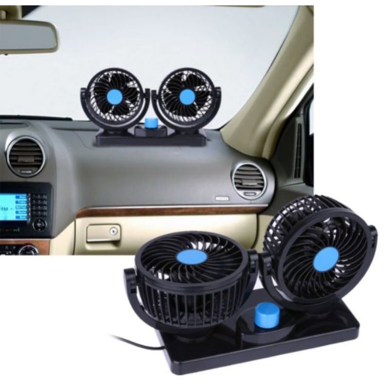 🔥Car Fan Ventilator Air Conditioning Auto Cooler Double 360°🔥 Shopee Malaysia