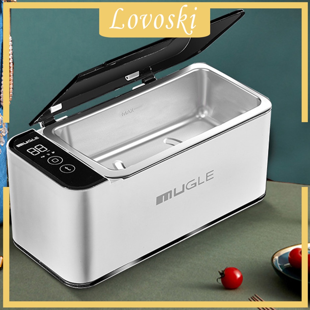 [lovoskiMY] Digital Ultrasonic Jewelry Cleaner Timer Ring Cleaning