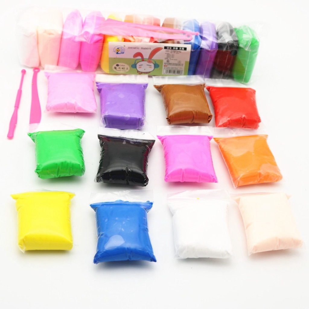 Super Light Clay Butter Slime/Air Dry Clay Set 12 colour / 24 colour / 36 colour Shopee Malaysia