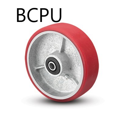 Replacement PU Wheel 4'' 5'' 6'' 8'' Cast Iron Pu or PVC Rim PU Wheel ...
