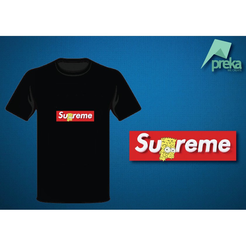 Supreme shirt cheap custom text