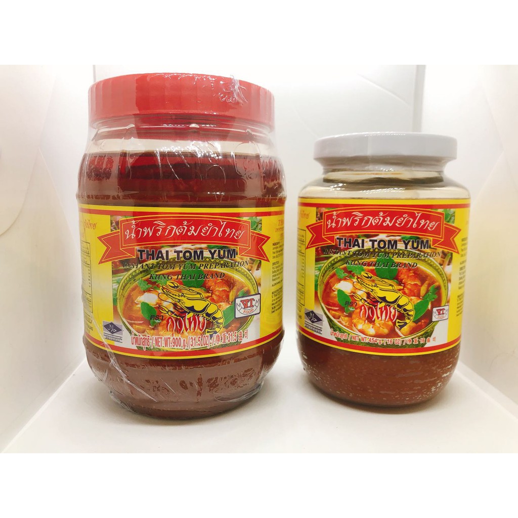 HALAL KUNG THAI BRAND INSTANT TOM YUM PREPARATION 东炎酱 Tomyam (227g/454g ...