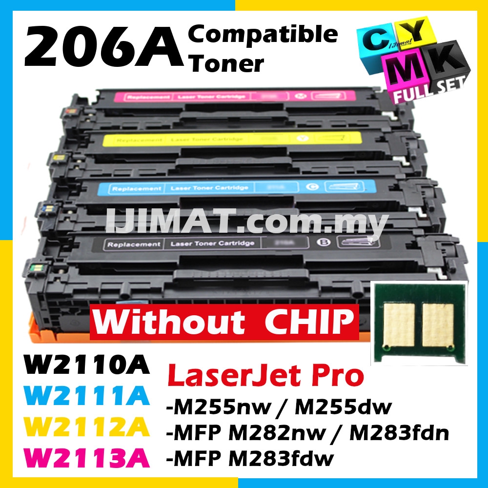 FULL SET 206A W2110A W2111A W2112A W2113A Compatible With HP Color ...