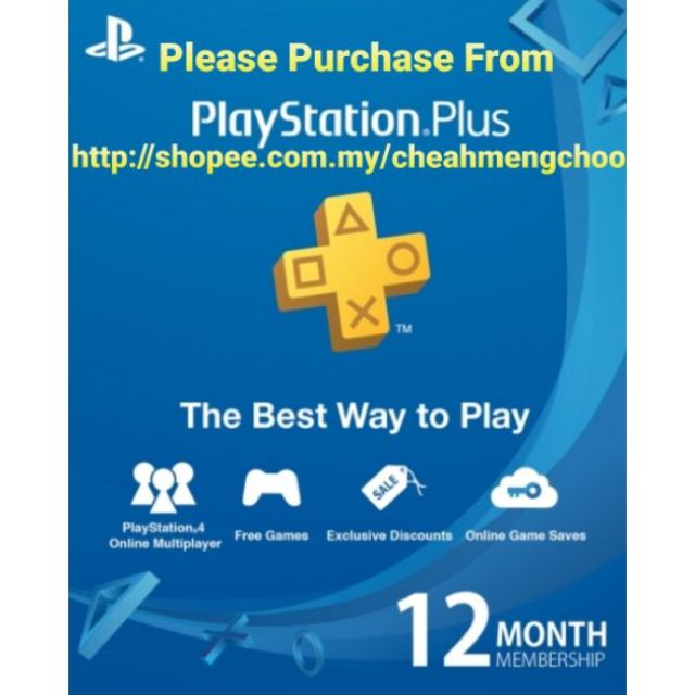 sony-playstation-plus-membership-12-month-shopee-malaysia