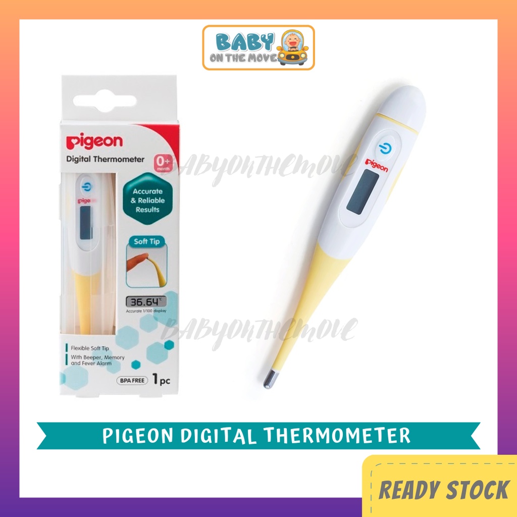 PIGEON Digital Thermometer Cek Suhu Ketiak Shopee Malaysia