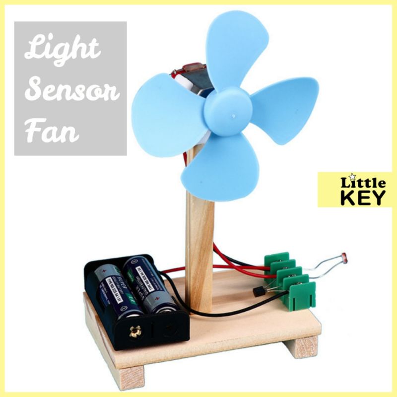 DIY Light Sensor Table Fan Kit Robotic Project RBT Kit DIY Fan Kit STEM ... Circuit Diagram