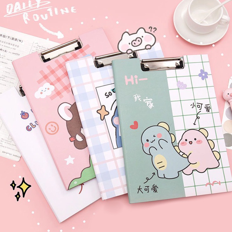 Cartoon Cute A4 File Folder Student Test Paper Folders, Paper ...