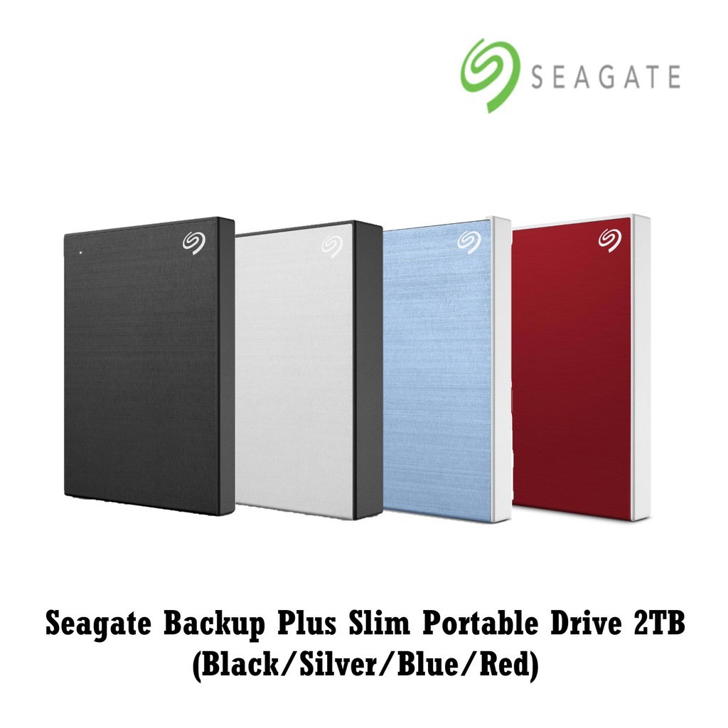 Seagate External Hard Disk Backup Plus Slim Portable Drive (2TB