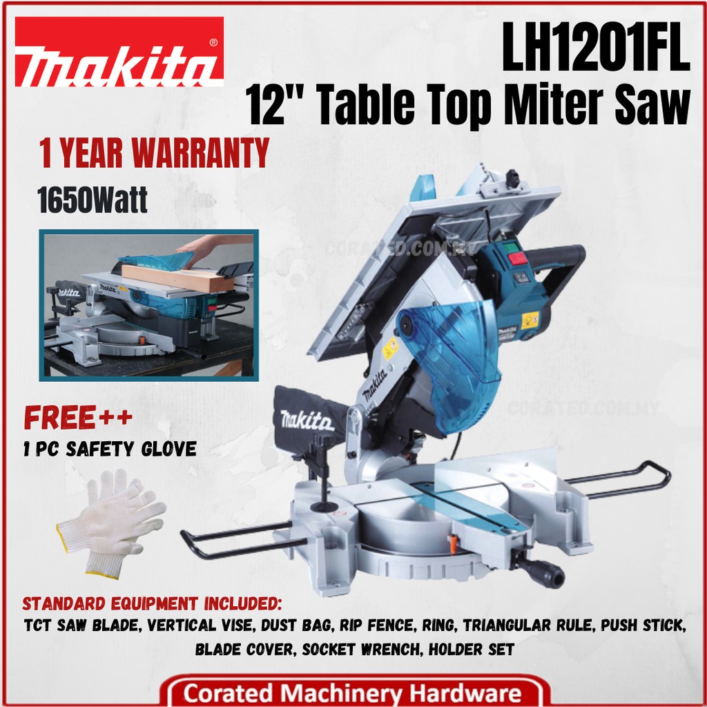 Makita table deals top miter saw