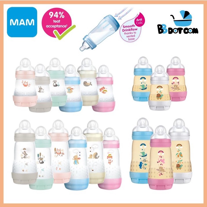 MAM Easy Start Anti Colic PPSU PP Baby Feeding Bottle 130ml