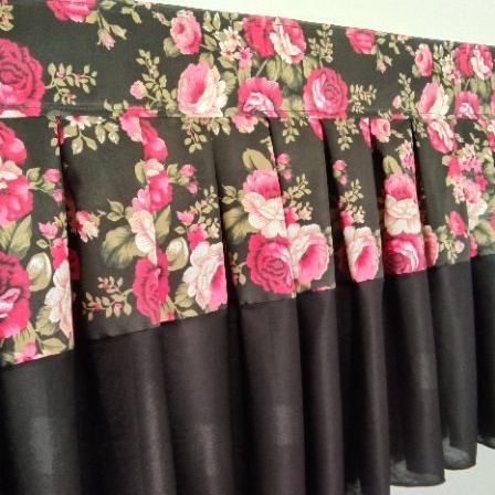 Skirting Langsir Table Top Meja Guru Bouquet Meja Pejabat Free Gam Dan Velcro Renda Lekat