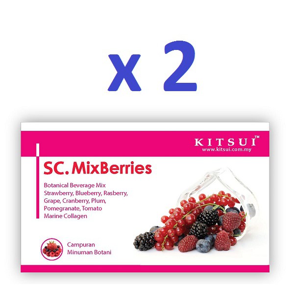[ KITSUI ] Stemcell SC. Mixberries 15gm x 15's x 2 Boxes | Shopee Malaysia