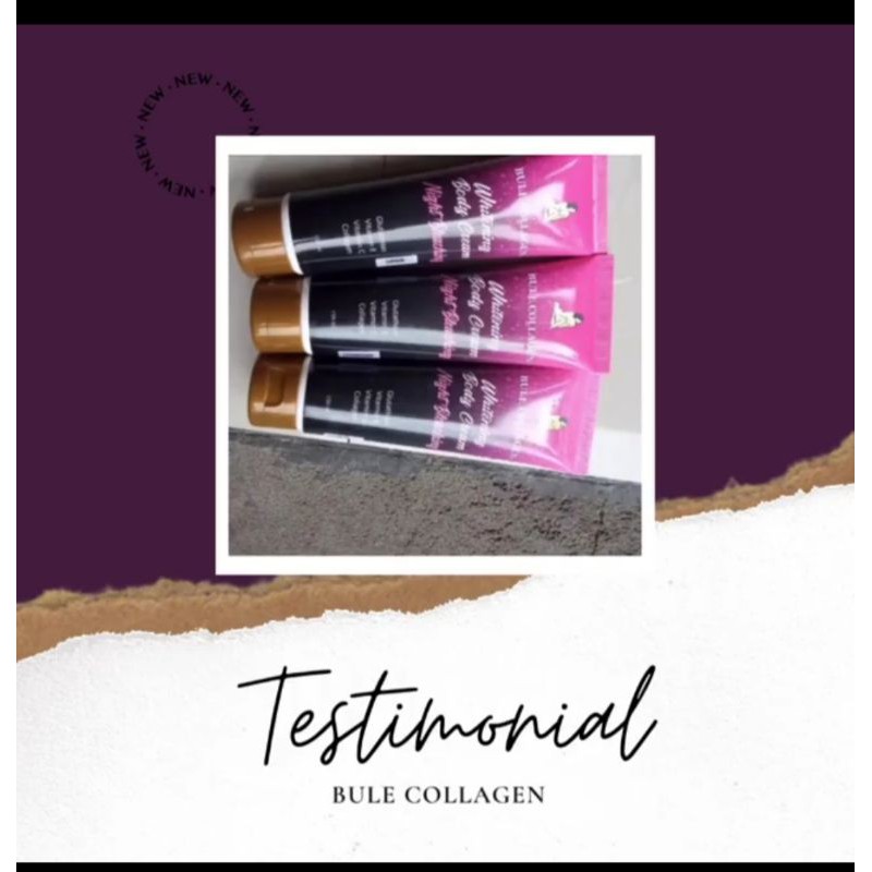 (official Agent) Readyy!! Bleaching Night Cream Bule Collagen