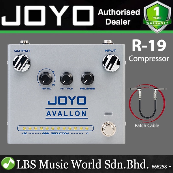 JOYO R-19 Avallon Classic Compressor Electric Guitar Effect Pedal with ...