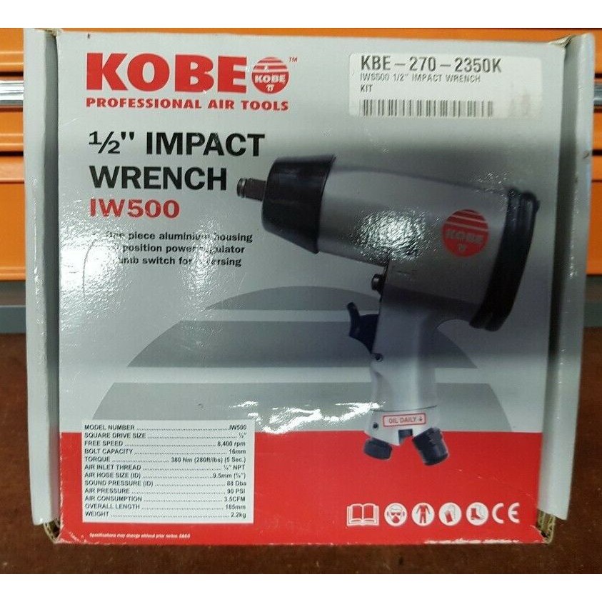 KOBE TOOLS IW500 1 2 AIR IMPACT WRENCH 100 New Original Shopee Malaysia