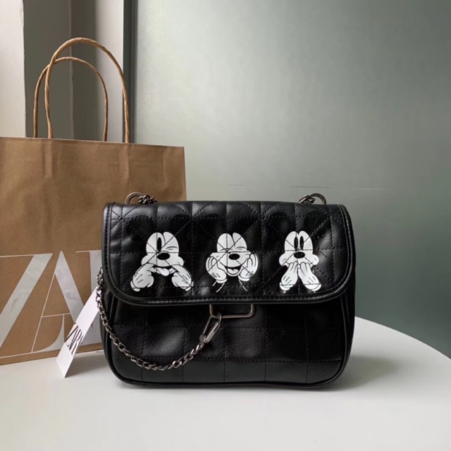 Zara mickey mouse discount bag