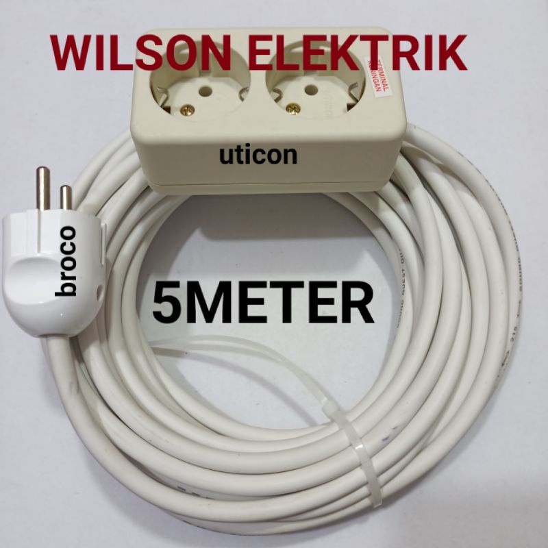 Uticon 5 METER ELECTRIC STOP CONTACT CABLE ROLL BOX | Shopee Malaysia