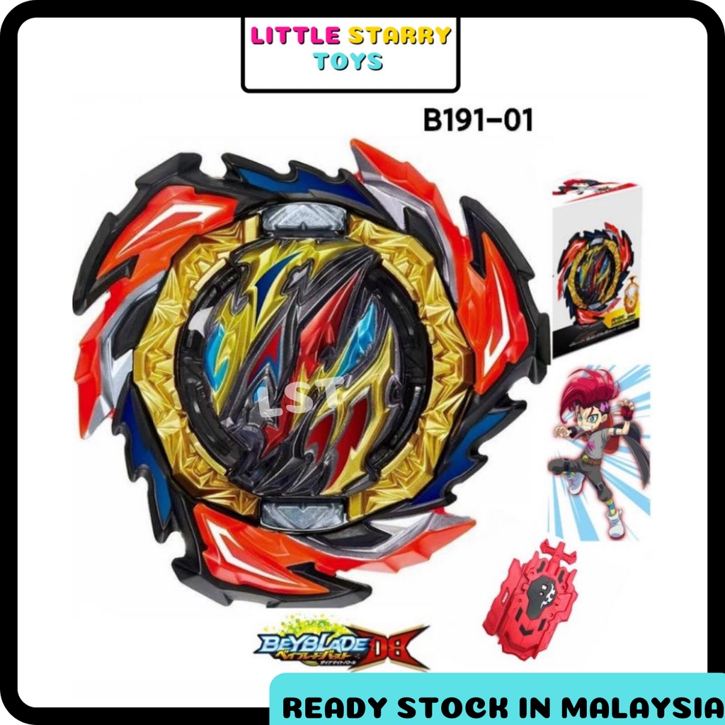 Ready Stock !!! B-191-01 Dangerous Belial Beyblade Burst DB Dynamite ...