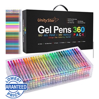 Genshin Impact Anime Black press Gel Pens Student Study Stationery 24 Pens/box