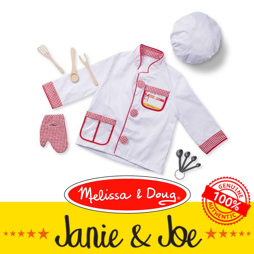 Melissa and doug chef dress up deals