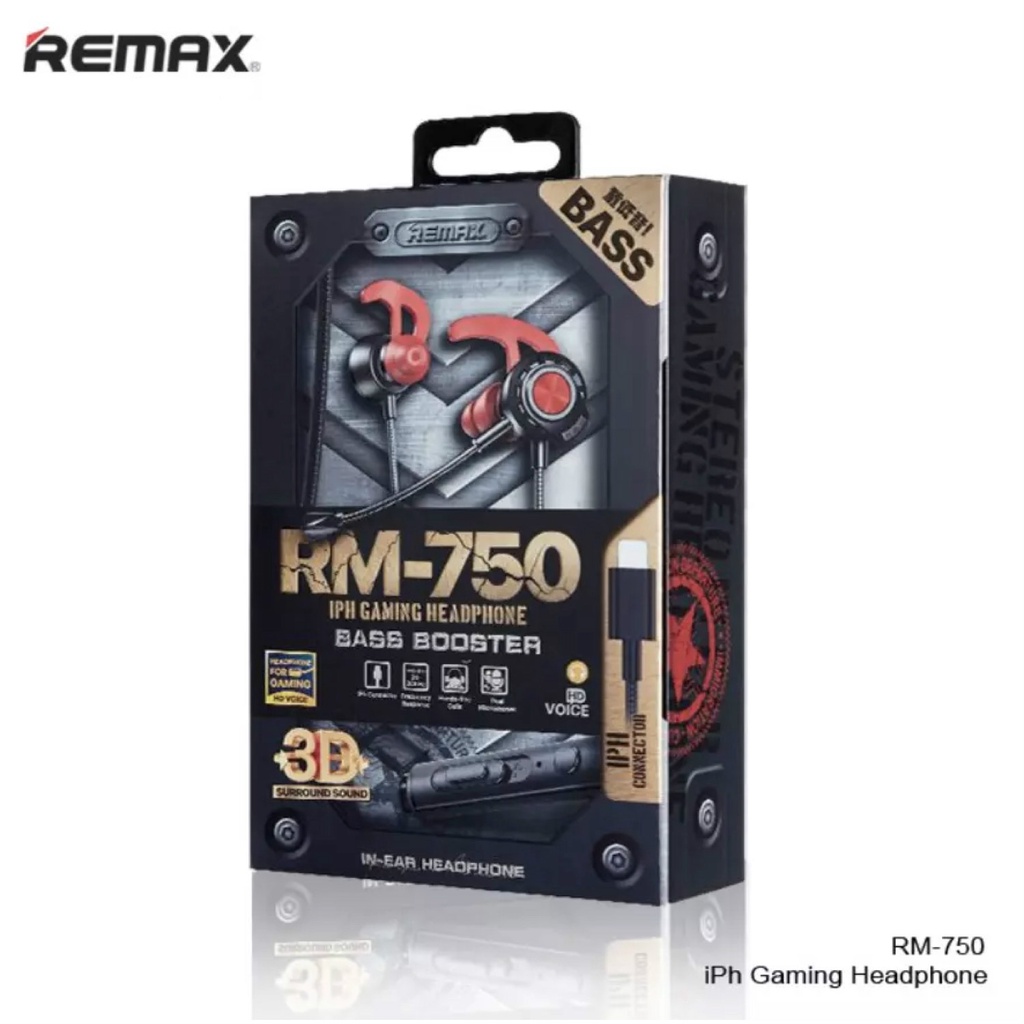 REMAX HANDSFREE RM-755, RM-750, RM-711i, RM-598is | Shopee Malaysia