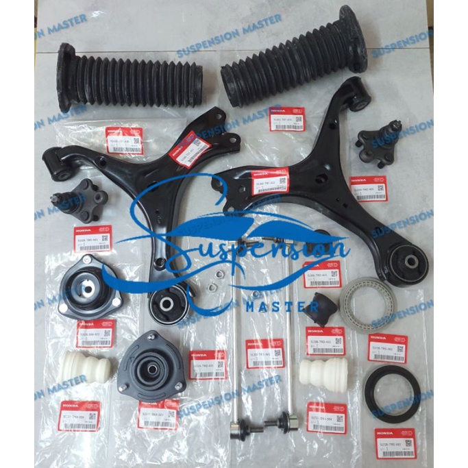 16 IN1 SET-FRONT ABS MOUNTING/LOWER ARM/LINK/BUSH/COVER/BEARING ...