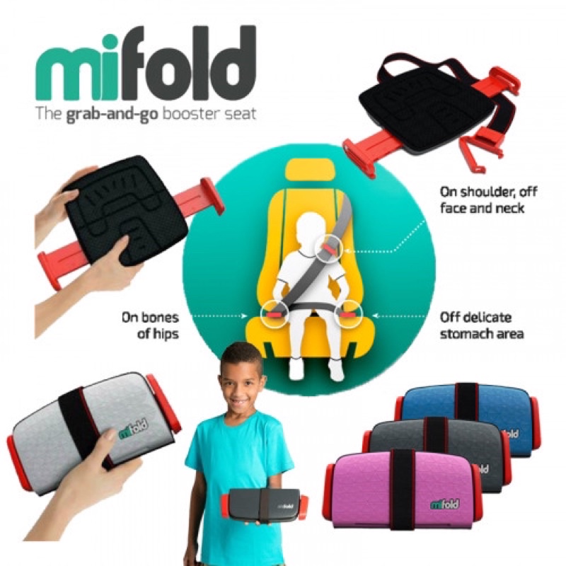 mifold the grab and go booster Seat Shopee Malaysia