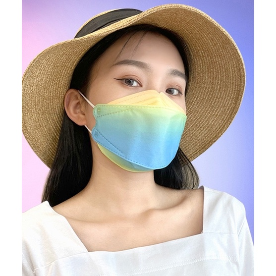 Gradient Mask KF94 Face Mask 3 Layer Non-woven Protection Filter 3D ...