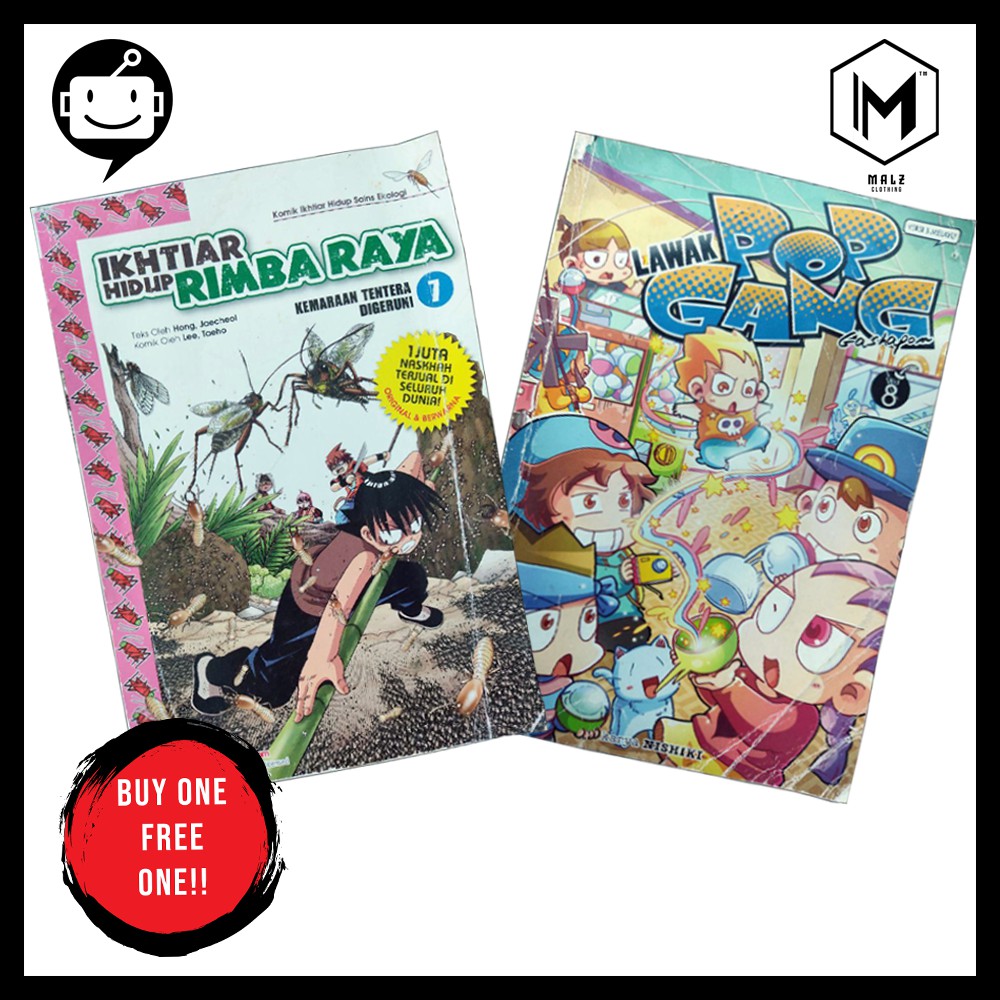 BUKU KOMIK [IKHTIAR HIDUP RIMBA RAYA : KEMARAAN TENTERA DIGERUNI ...