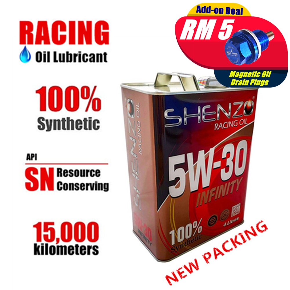 5W30 SHENZO Racing oil 100% fully synthetic Engine Performance ORIGINAL ...