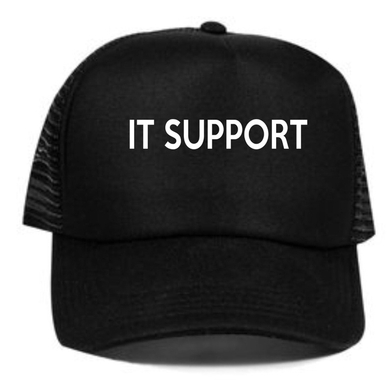 MOST / Custom IT SUPPORT Trucker Hat / Custom | Shopee Malaysia