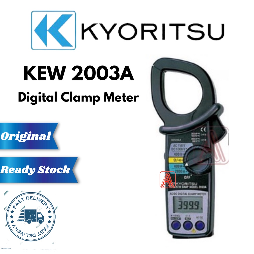 Kyoritsu 2003A AC DC Digital Clamp Meter Ready Stock Original 🔥 1 Year