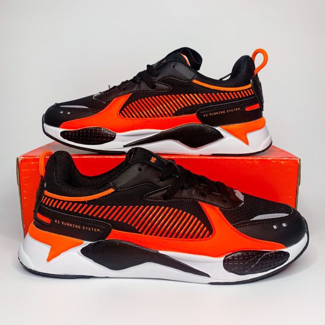 Puma rsx discount orange and black