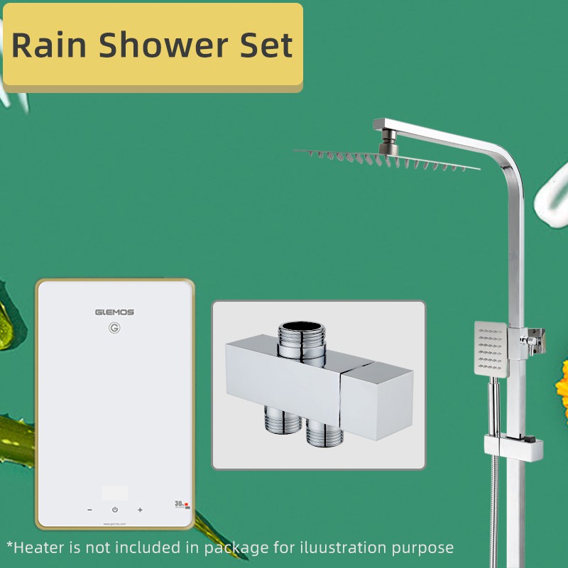 Instant Water Heater Rain Shower Set two function shower set connect to