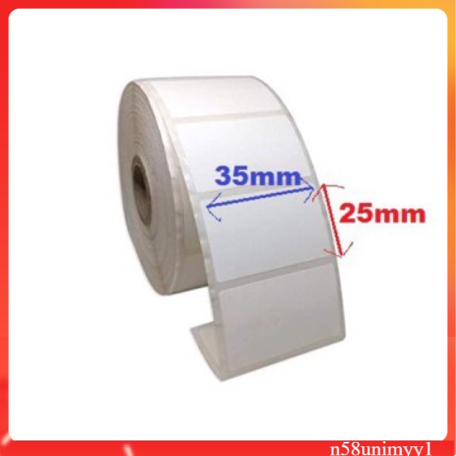 Barcode Sticker Label Sticker 35mm x 25mm ArtPaper (2000pcs/roll) -1 ...