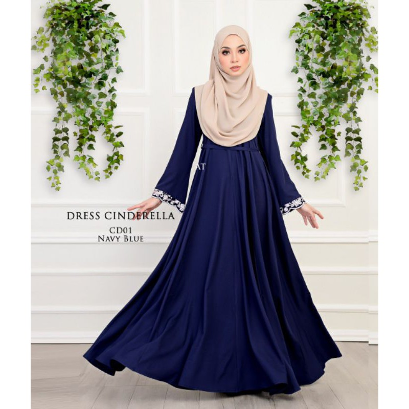 Jubah Muslimah Dress Cinderella Cutting Princess Shopee Malaysia
